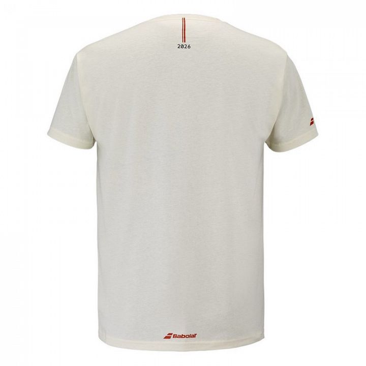 Babolat Exercise Message Tee Cannoli Cream